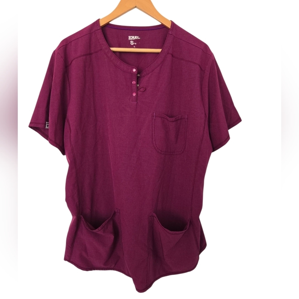 Scrubstar Maroon Srub Set Size Xl/2x